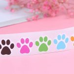 500 tk. V&auml;rvilised k&auml;paprindiga kleebised koera kassi k&auml;pa sildid Kleebised auhinnakleebis