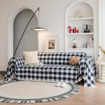 J&otilde;uludeks diivanikate Ruuduline libisev kate Diivanikate Ruuduline elutuba Lemmikloomavoodi tool Pehme tutiga Pestav r&auml;tik Viska tekk 140x180cm