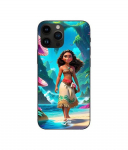 Coque de t&eacute;l&eacute;phone - Maniacase - Iphone 13 Pro - Souple - Silicone - VAIANA ART ANIME