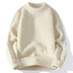 Uus s&uuml;gisene ja talvine paks soe kampsun Slim Fit meeste kampsun meeste mitmev&auml;rviline pullover kootud kampsun M beež