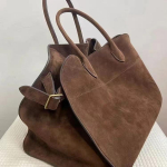 Naiste kandekott Kevadine Senior Sense Niche Design Suure mahutavusega Retro pendeldamise k&auml;ekott tumepruun v&auml;rv