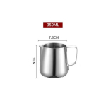 350/600/1000 ml piimavahustaja vahukann kaaluga roostevabast terasest kohvitassiga kann Latte espresso aurutav cappuccino tass