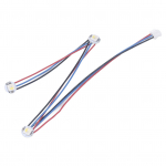 RGBW mininupu PCB LED, mis on keevitatud PTFE-kaabli ekstruuderi kuuma otsa valgusribaga Voron 2.4 jaoks