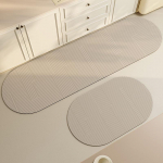 Jaapani diatomiitmuld imav matt: Kiiresti kuivav, libisemiskindel, &otilde;li- ja veekindel k&ouml;&ouml;ki, vannituppa ja ukseavasse 50x80cm + 50x160cm