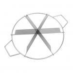 Pannkoogil&otilde;ikur Roostevabast terasest Pirukal&otilde;ikur Roostekindel Koogijagaja K&uuml;ljek&auml;epidemega 6 ruuduga Pirukal&otilde;ikur Press K&uuml;psetamiseks 6 Grid