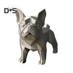 Prantsuse buldogi kuju 3D prinditud seisev koerakujuke PLA loomaskulptuur kodukontori raamaturiiul t&ouml;&ouml;laua kaunistus h&otilde;be