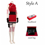 Anime Haruno Sakura Cosplay Kost&uuml;&uuml;m Naiste Outfit Halloweeni karnevalikost&uuml;&uuml;mid M