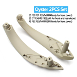 Car Door Handle ide Pull Trim Cover For BMW 3 4 Series M3 M4 F30 F31 F32 F33 F34 F35 F36 F80 F82 F83 316d 318d 320d 325d Beige Front 2pcs beige