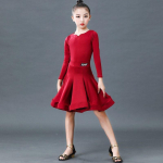 Professionaalne ladina tantsu kleit t&uuml;drukutele v&otilde;istluskost&uuml;&uuml;mid, lapsed, moodne ladina tantsukleit, tantsupidu, laste tantsur&otilde;ivad 140