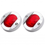 2 tk Punane Roheline LED Paadi Navigatsioonituli 12V IP68 Veekindel Purjetamise Signaallamp Mere Jaht Hoiatusvalgustid