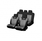 Universaalne liblikas autoistmekate ekspordiks Euroopasse, Ameerikasse ja Kagu-Aasiasse Single Headrest (Black Fabric)