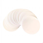 100 Pieces Button Badges Blank Paper Craft Making Equipment Simple to Use White 25MM