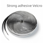 Eelvalmistatud takjakindel kleeplint kardinate jaoks koos isase ja naissoost pandla toega White Hook Surface Tape 1.6cm (25m roll)