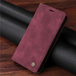 Nahkne klapiga telefonikott Xiaomi Redmi 9 9A 9C 9T 10 10C 12C 13C Redmi Note 8 9S 10S 11S 12 13 Pro luksuslikule rahakotile For Redmi 9 pruun