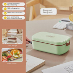 Electric Japanese-Style Portable Lunch Box: Water-Free, High-Value, and Ideal for Office Workers 900ML