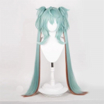 Miku Rascal Cosplay parukas Little Devil pikk ts&uuml;aan hobusesabadega kuumakindlad s&uuml;nteetilised juuksed Halloweeni anime parukad + parukam&uuml;ts One Size
