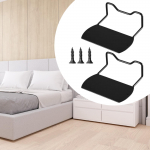 2 Pieces Mattress Slide Stopper Anti Bed Sliding Holder Multifunction Accessories Easy to Install White 5CM