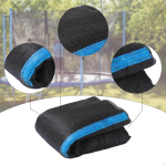 Trampoline Enclosure Net Replacement Security Indoor and Outdoor with Zipper Buckles without Yellow_2.44m Diameter