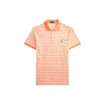 Polo Ralph Lauren V&auml;rviplokk Triibuline Logo Tikitud L&uuml;hikeste Varrukatega Polo S&auml;rk Meeste peals&auml;rgid Oranž MNPOKNI1N821163-820 XXL