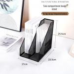 Kontori Lauaarvuti Metallist Failihoidla: Vertikaalne raamatu- ja ajalehehoidja Metal Upgrade 2-Link Bookstand Set of 1