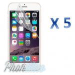 Film Protection Ecran - Phonillico&reg; - Apple iPhone 7 - Lot de 5 - Transparent - R&eacute;sistant aux rayures
