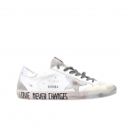 Golden Goose Superstar Penster Classic Valge J&auml;&auml; Lamineeritud H&otilde;bedane Kandapikendusega Tossud 41