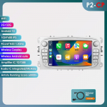 HIZPO Fordi/Focusi/S-Maxi/Mondeo 9/GalaxyC-Maxi jaoks Autoraadio Multimeedia Video M&auml;ngija Navigatsioon GPS Intelligentne Android 13 ILMA DVD-ta 2din 2 din 2.5D USB S P2CP 4Core 2G 32G