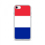 Coque iPhone &ndash; Drapeau France &ndash; iPhone SE 2020 &ndash; Supp &ndash; Mitmev&auml;rviline &ndash; Vertikaalne