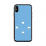Coque T&eacute;lephone Drapeau Etats fuderations de Micron&eacute;sie - iPhone XS