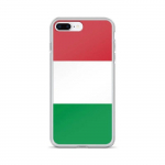 Coque iPhone &ndash; Drapeau Italie &ndash; iPhone 8 Plus &ndash; Souple &ndash; T&auml;ielik kaitse &ndash; Mitmev&auml;rviline