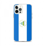 Coque T&eacute;lephone Drapeau Nicaragua &ndash; iPhone 12 Pro Max