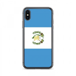 Coque iPhone - Guatemala - Drapeau - Souple - Mitmev&auml;rviline - &Uuml;hilduv iPhone XS