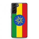 Coque T&eacute;l&eacute;phone Drapeau &Eacute;thiopie &ndash; Samsung Galaxy S21 Ultra