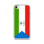 Coque iPhone &ndash; Drapeau Guin&eacute;e Equatoriale &ndash; Supp &ndash; Mitmev&auml;rviline &ndash; TPU &ndash; L&auml;bipaistev