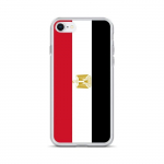 Coque pour t&eacute;l&eacute;phone - iPhone - Drapeau de l'Egypte - Silikoonist supp - Design fin et l&eacute;ger - Mitmev&auml;rviline
