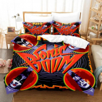 Kiss B&auml;ndi Voodipesukomplekt &Uuml;hekohaline Rockb&auml;ndi Tekikott Kahekohaline Queen King Twin Suurus Poistele T&auml;iskasvanutele Pehme Tekikoti Komplekt Kingitus 135x200cm 2pcs