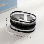 Ehete organiseerija l&auml;bipaistev hoiukarp k&otilde;rvaklappide kott M&uuml;ndikott Armas nukkott tolmukindel &uuml;mbris v&otilde;tmehoidjaga