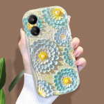 Armas koomiksimustriga kreemja tekstuuriga korpus, lainelise servaga pehme silikoonkaanega telefoni&uuml;mbris Xiaomi Redmi jaoks Xiaomi Poco C75