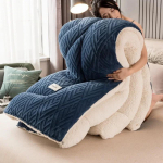 Super soe lambavillast tekk Talvine paksenenud puuvillane tekk Soe puuvillane kahepoolne sametine pehme eriti suur tekk 110x150cm 1.5kg