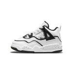 Air Jordan 4 Retro TD DIY Beebi tossud Valge Must Volt DC4102-100 22