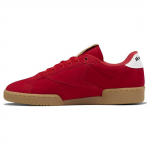 Reebok Club C 85 Grounds Dart Board - Vector Red Unisex Tossud Glen-Green Gum GV6954 42.5
