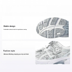 Cecilie Bahnsen x ASICS GT 2160 Puhas H&otilde;be Unisex Tossud Valge 1203A321-100 42.5