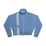 Adidas Originals Clover X Ivy Park &Uuml;hiselt Br&auml;nditud Klassikalise Triibuga Treeningjakk Unisex Jakid Sinine H33303 L