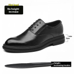 Moodsad meeste ametlikud kingad Suur suurus Liftikingad 3CM/6CM/8CM K&otilde;rgust suurendavad kingad Pulmadeks &Auml;riks Mugavad nahast Oxfordid 37