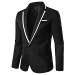 Meeste v&auml;ikese &uuml;likonna v&auml;rviga sobiv Slim Fit mittetriigitav vabaaja meeste &uuml;likonna jope 5XL must