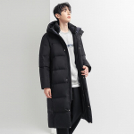 Noorukite keskmise pikkusega kapuutsiga sulejope meestele ja naistele, paaridele, tavalise sulega termiline mantel 3XL