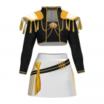 Anime Laste Kpop Deemonik&uuml;tt Cosplay Rumi Zoey Mira Kost&uuml;&uuml;m T&uuml;drukutele Must Kuldne Lavakost&uuml;&uuml;m Halloweeni Kost&uuml;&uuml;m Kid 110