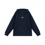 Nike ACG Therma-Fit Tikitud Fliisist Pullover Kapuutsiga Unisex kapuutsid S&uuml;vamere-Sinine Must M&auml;gi-Valge DH3088478 M