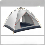 T&auml;isautomaatne v&auml;litelk 3-4 inimesele, p&auml;ikese- ja vihmakindel matkavarustus, kaasaskantav ja ehituseta double door double elevandiluuvalge