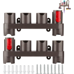 Dokkimisjaama Tarvikuhoidik Kinnitused Korraldaja Dyson Gen5 G5 V15 V7 V8 V10 V11 SV10 SV11 Tolmuimeja jaoks (2 pakki, 10 hoiustusadapterit) A